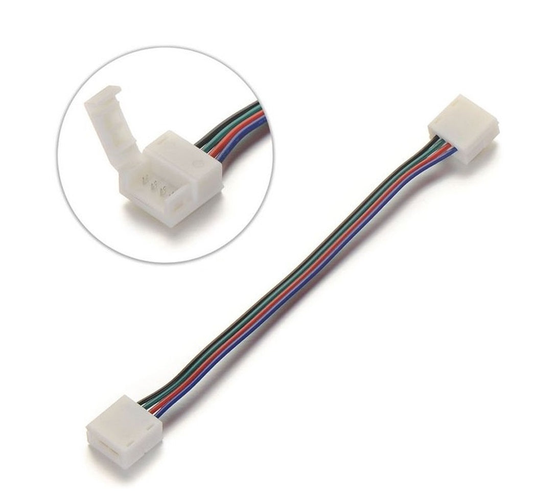 Waterproof Ledstrip Connector cable Click to Click RGB - Outdoor