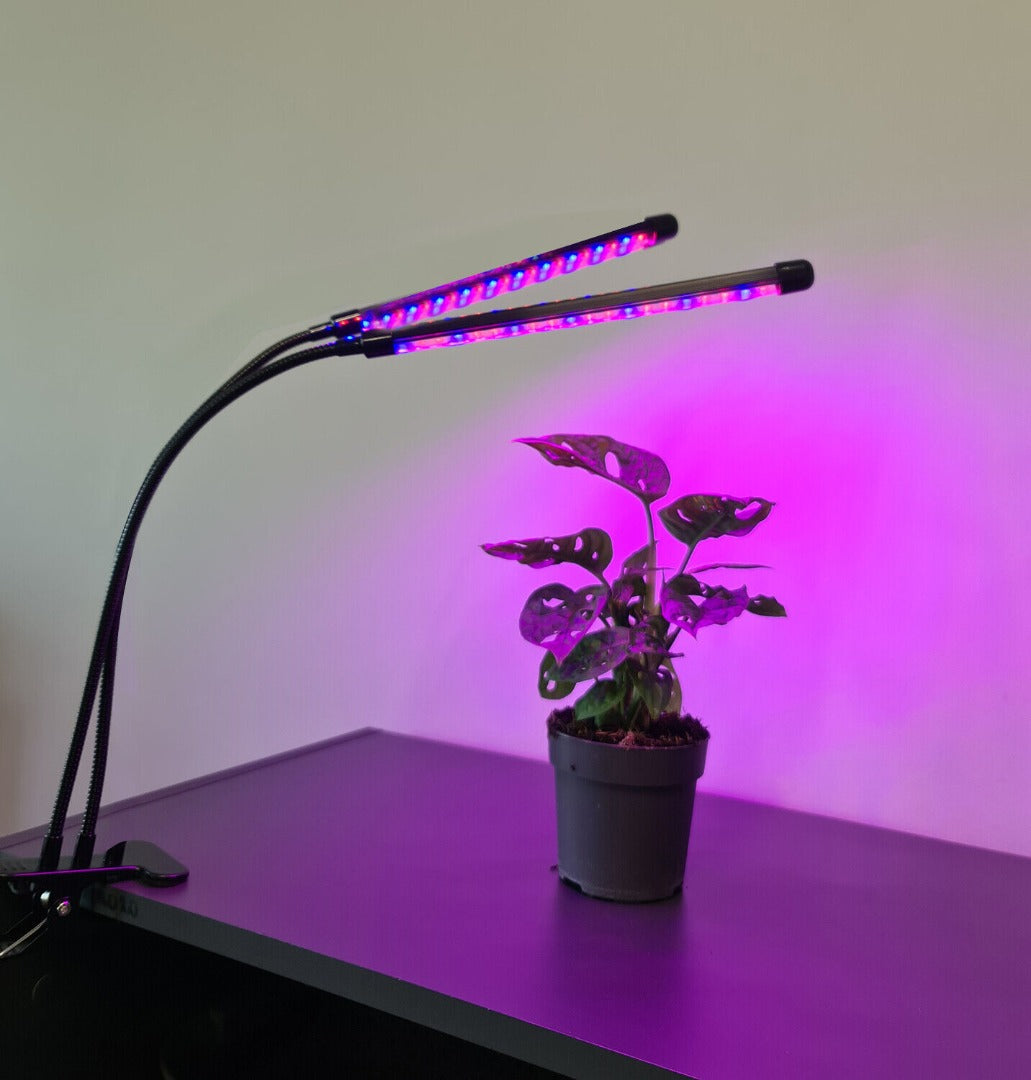 LED grow light - 2 voudig - Rood/blauw/paars - Met controllerÂ en timer