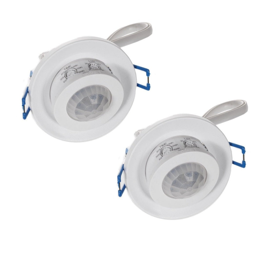 Infrarood bewegingssensor - Inbouw - koppelbaar - 2 stuks