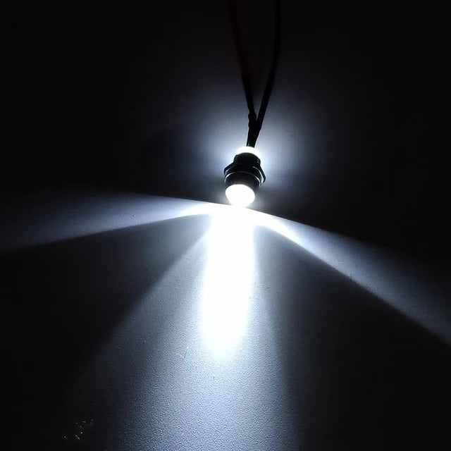 Mini LED spotverlichting - Koud wit - 10mm - 12/24V