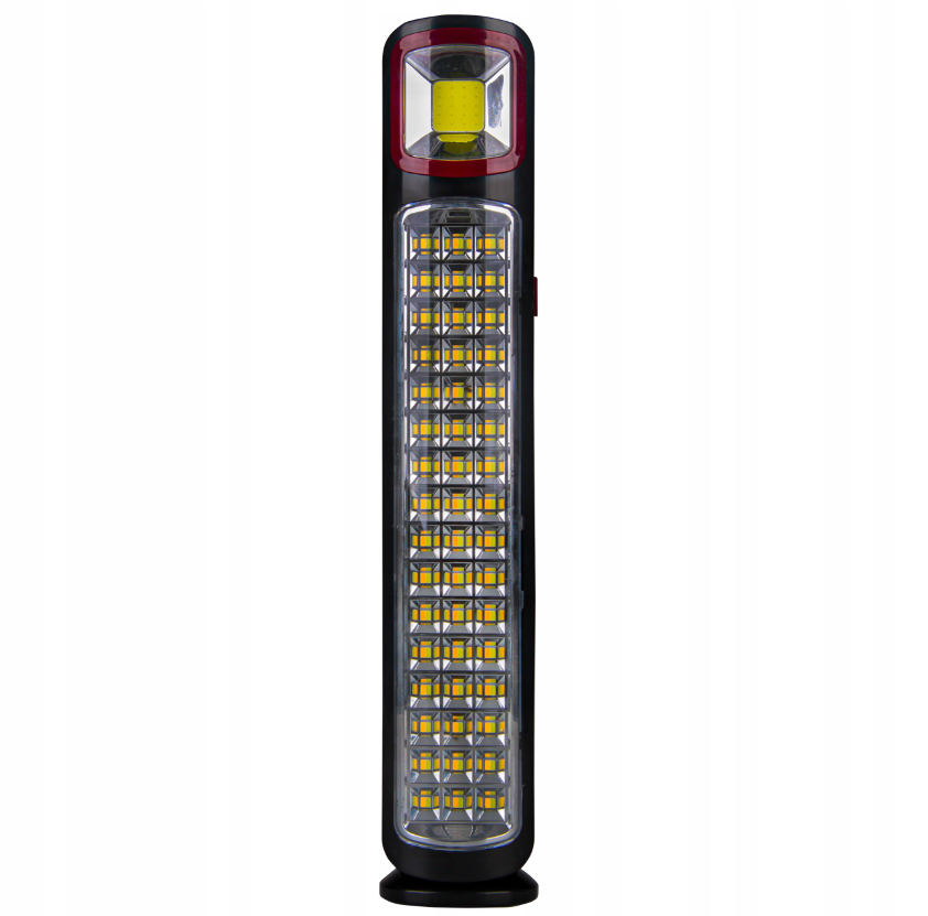 LED werkplaats lamp - 12,8W - Oplaadbaar + Solar - Koud wit