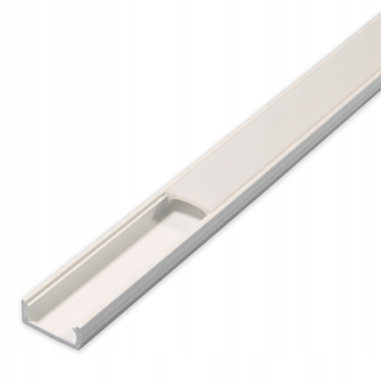 LED profiel - Met melkwitte diffuser - 2 meter - 7 x 16mm - PVC - Wit