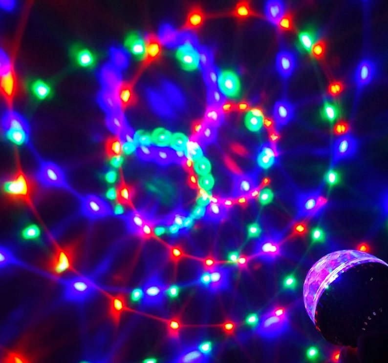 E27 discolamp - Multicolor - 3W - 230V