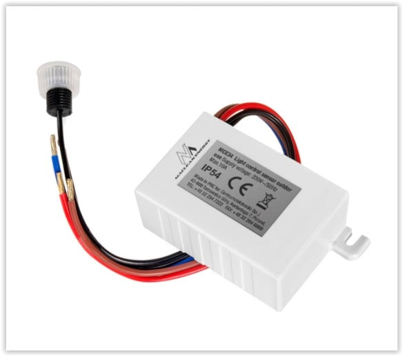Schemerschakelaar - Externe PIR sensor - 2300W - Inbouw