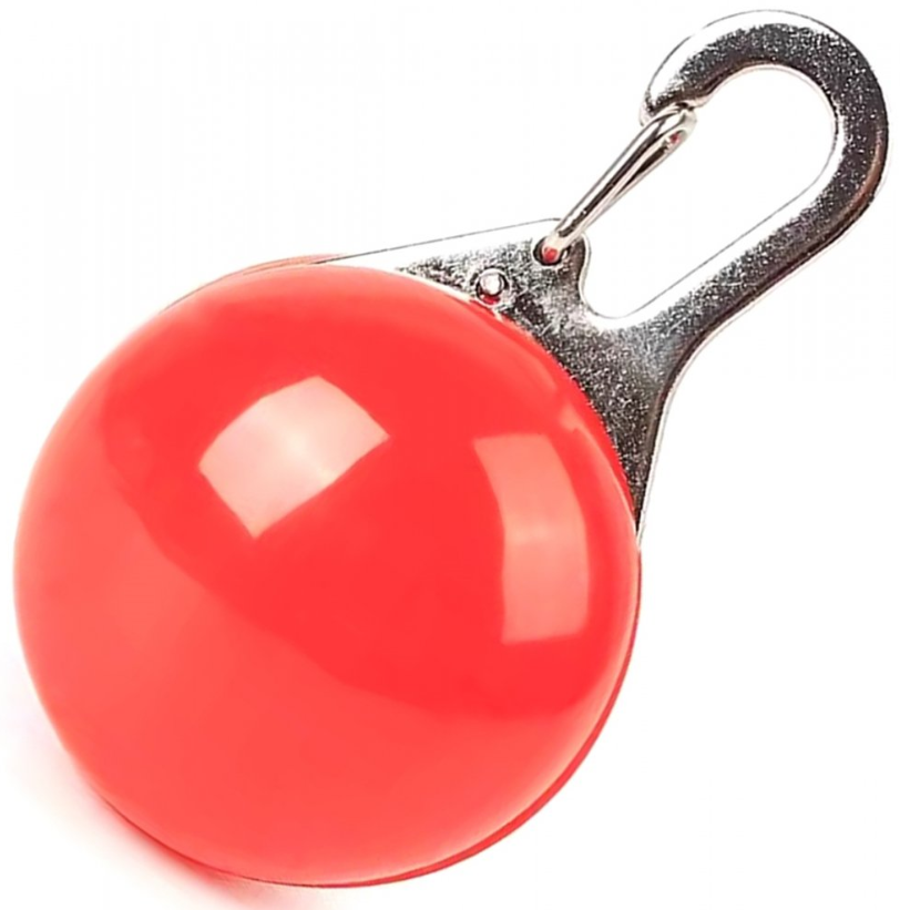Honden halsband lampje - Op hangertje - Rood