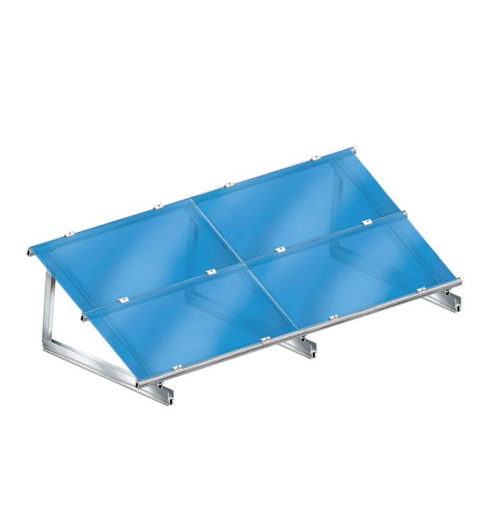 Zonnepaneel steun - 10 tot 15 graden - 156cm - Kantelbaar - Per stuk