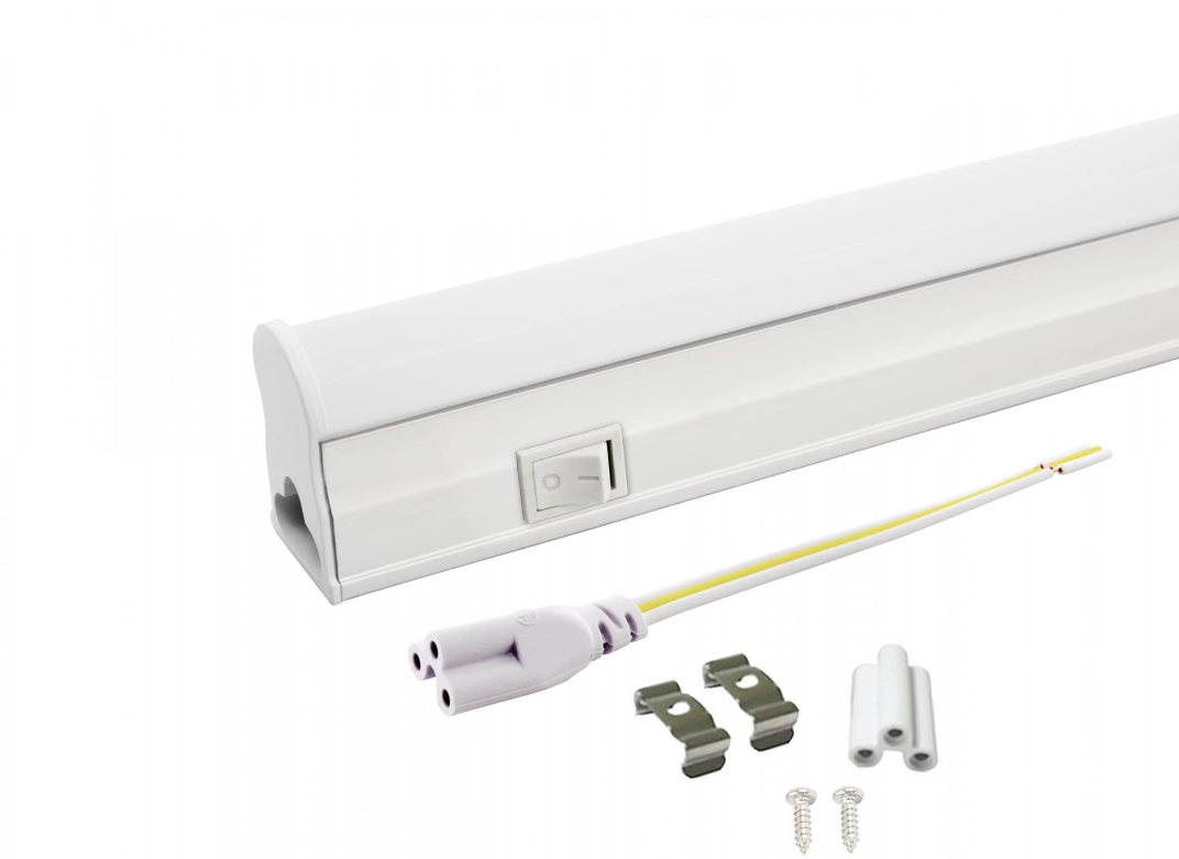 T5 LED lamp - 60cm - 9W - Koud wit - Met schakelaar - Koppelbaar