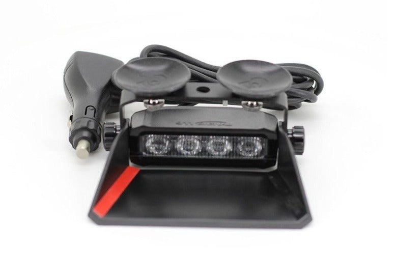 Dashboard flitser - ORANJE - R10 R65 - 4 LED - gecertificeerd