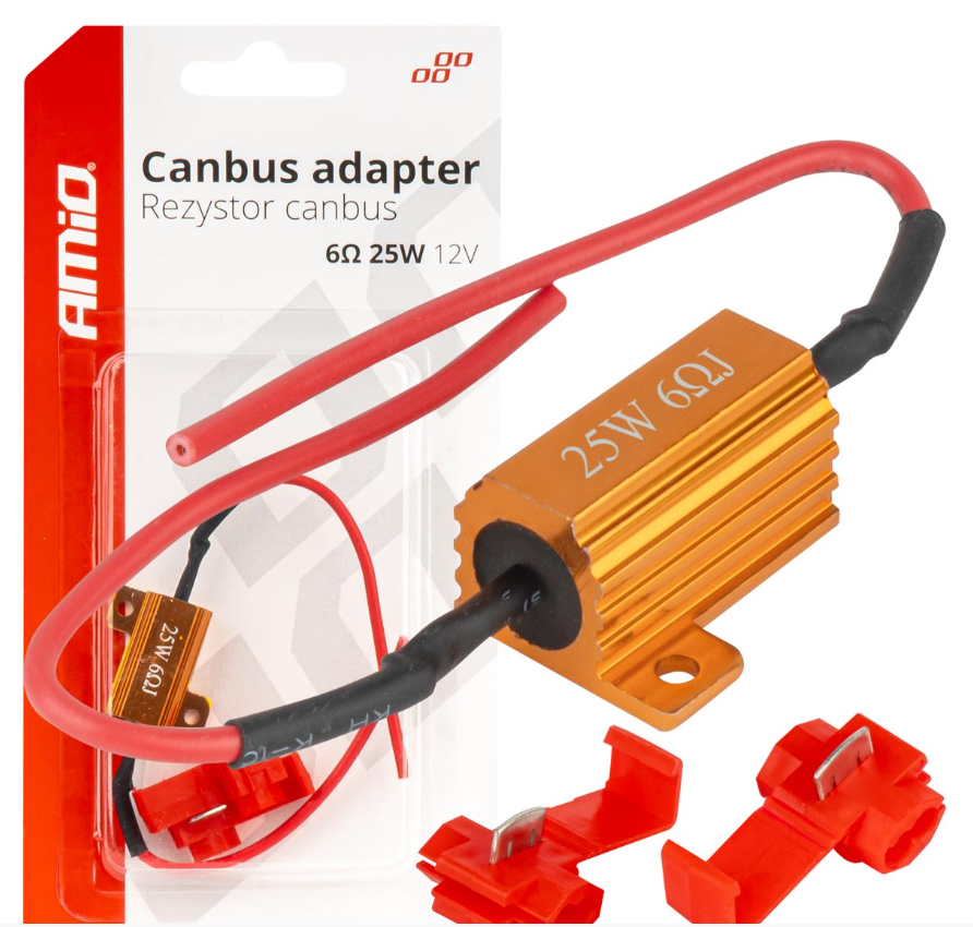 CANBUS weerstand - 12V - 25W - 6 Ohm - Per stuk