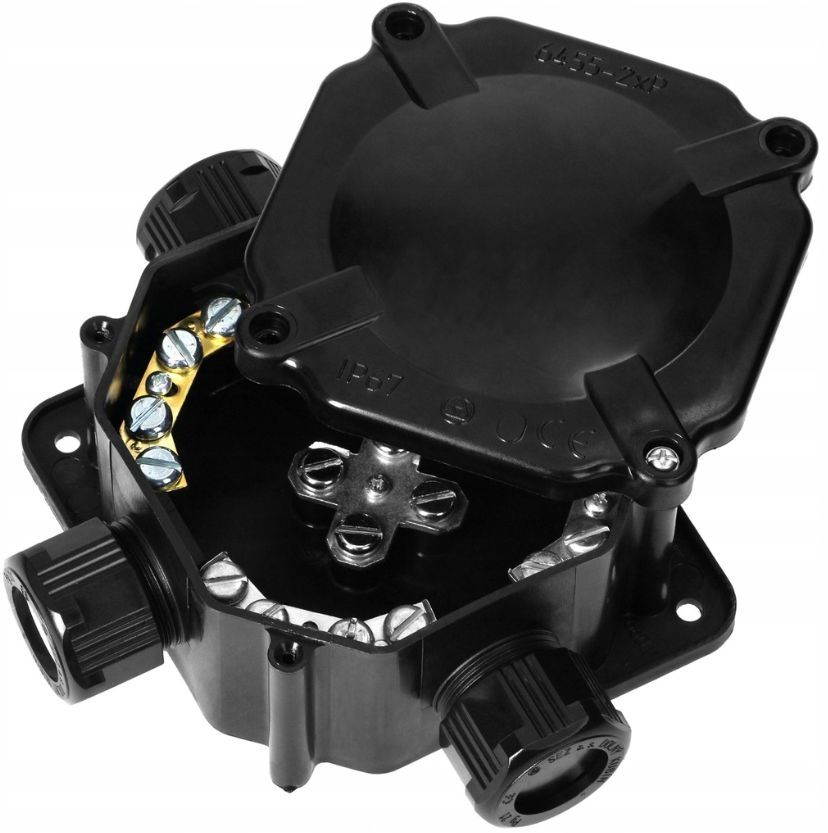 IP67 lasdoos voor ster- en driehoekschakelingen 144 x 144 x 67 mm