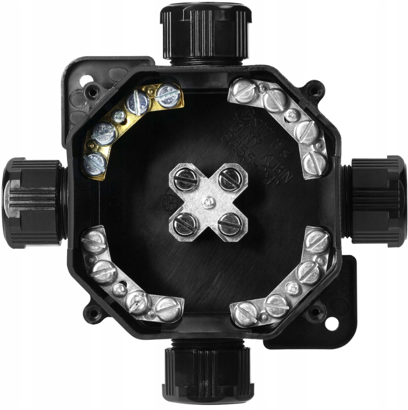IP67 lasdoos voor ster- en driehoekschakelingen 144 x 144 x 67 mm
