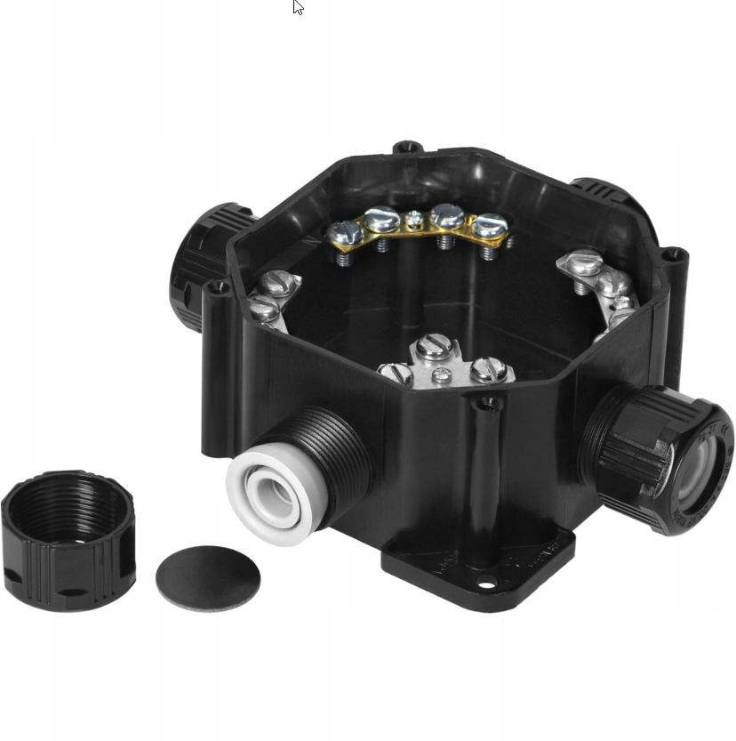 IP67 lasdoos voor ster- en driehoekschakelingen 144 x 144 x 67 mm