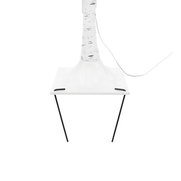 Kerstboom met LED - 90cm - 60 LEDs - Warm wit - Wit