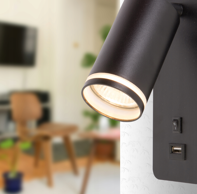 LED leeslamp - 55mm - USB poort - Wit