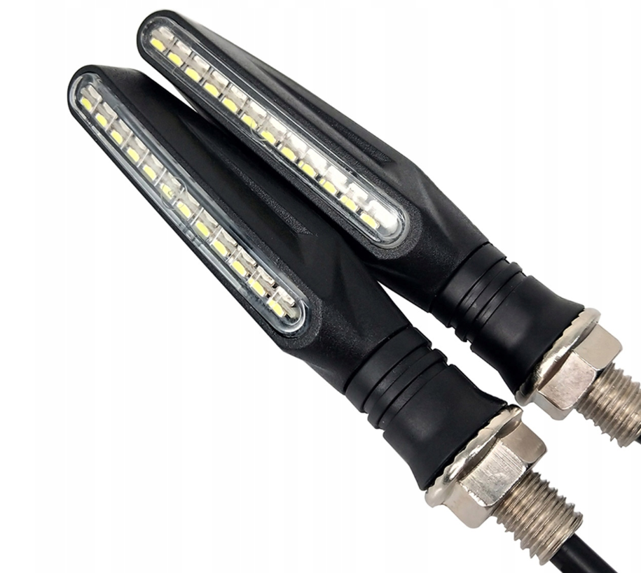 Dynamische motor richtingaanwijzers - 12 LEDs - 2 stuks