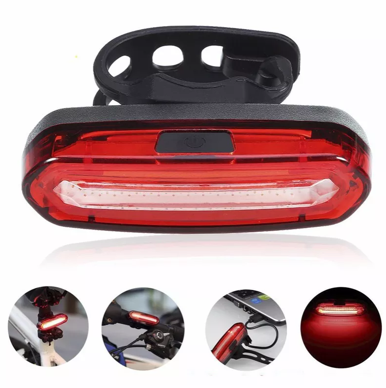 Fietslamp Rood - oplaadbaar - Extra helder