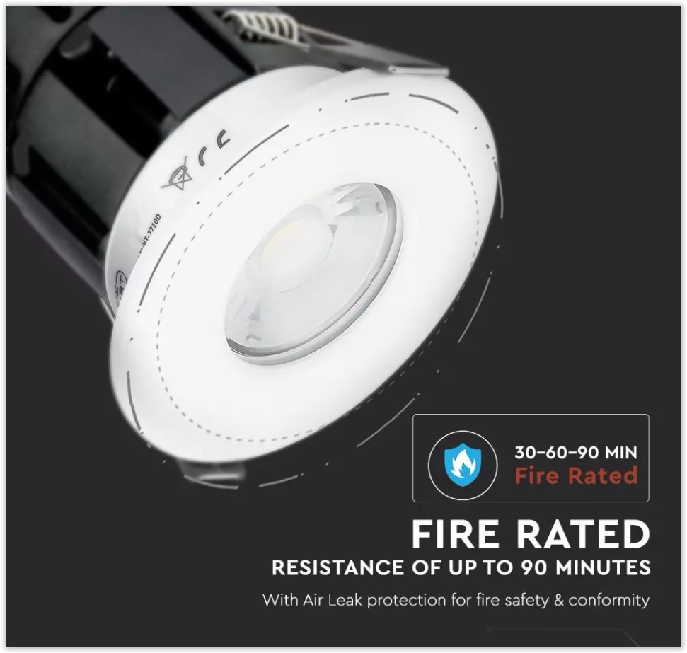 Smart LED spot - Brandbestendig - 83mm - CCT - IP65