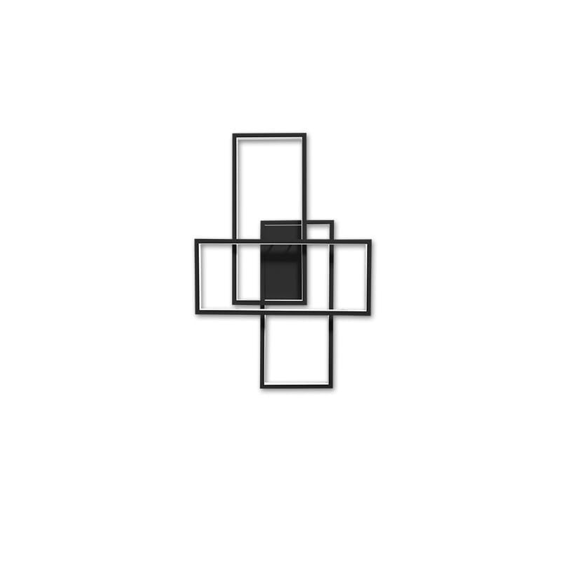 LED design plafondlamp - 72W - CCT - Met afstandsbediening - Zwart