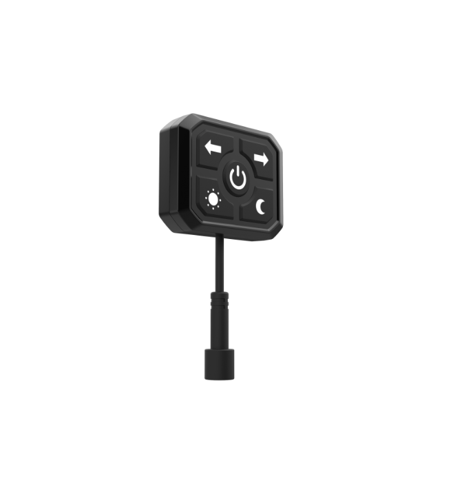 47cm LED bar flitser ultra dun - ORANJE - R65 R10 - Met controller