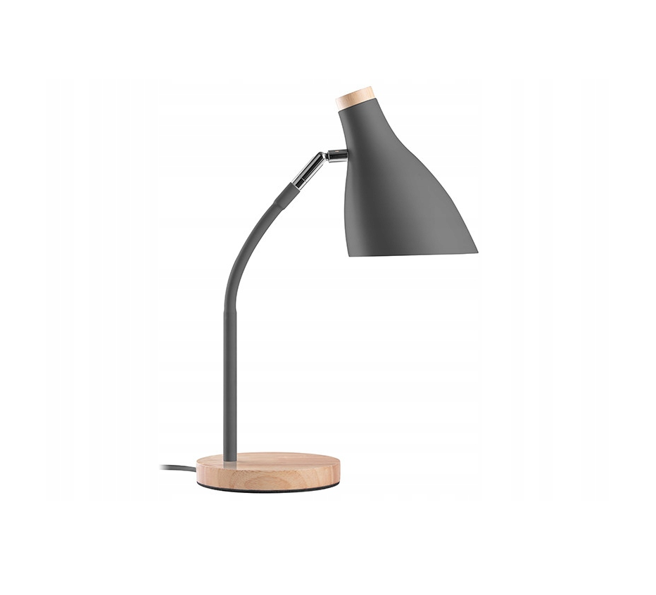 LED bureaulamp - E27 fitting - Grijs
