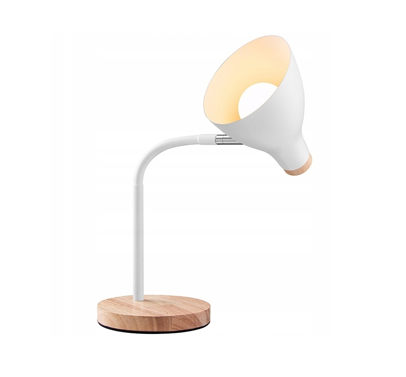 LED bureaulamp - E27 fitting - Wit