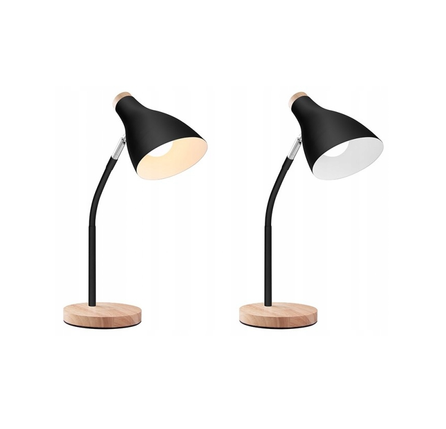 LED bureaulamp - E27 fitting - Zwart