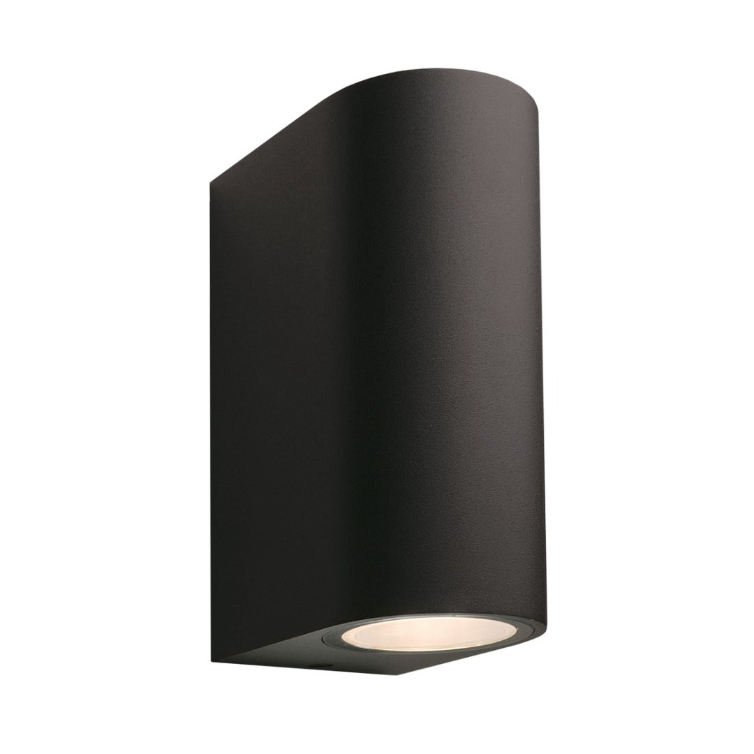 LED wandspot - 185mm zwart - Losse lamp