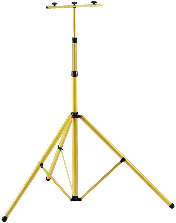 Statief Werklamp Ledspot Floodlight - Verticaal Dual - 1,5M Geel