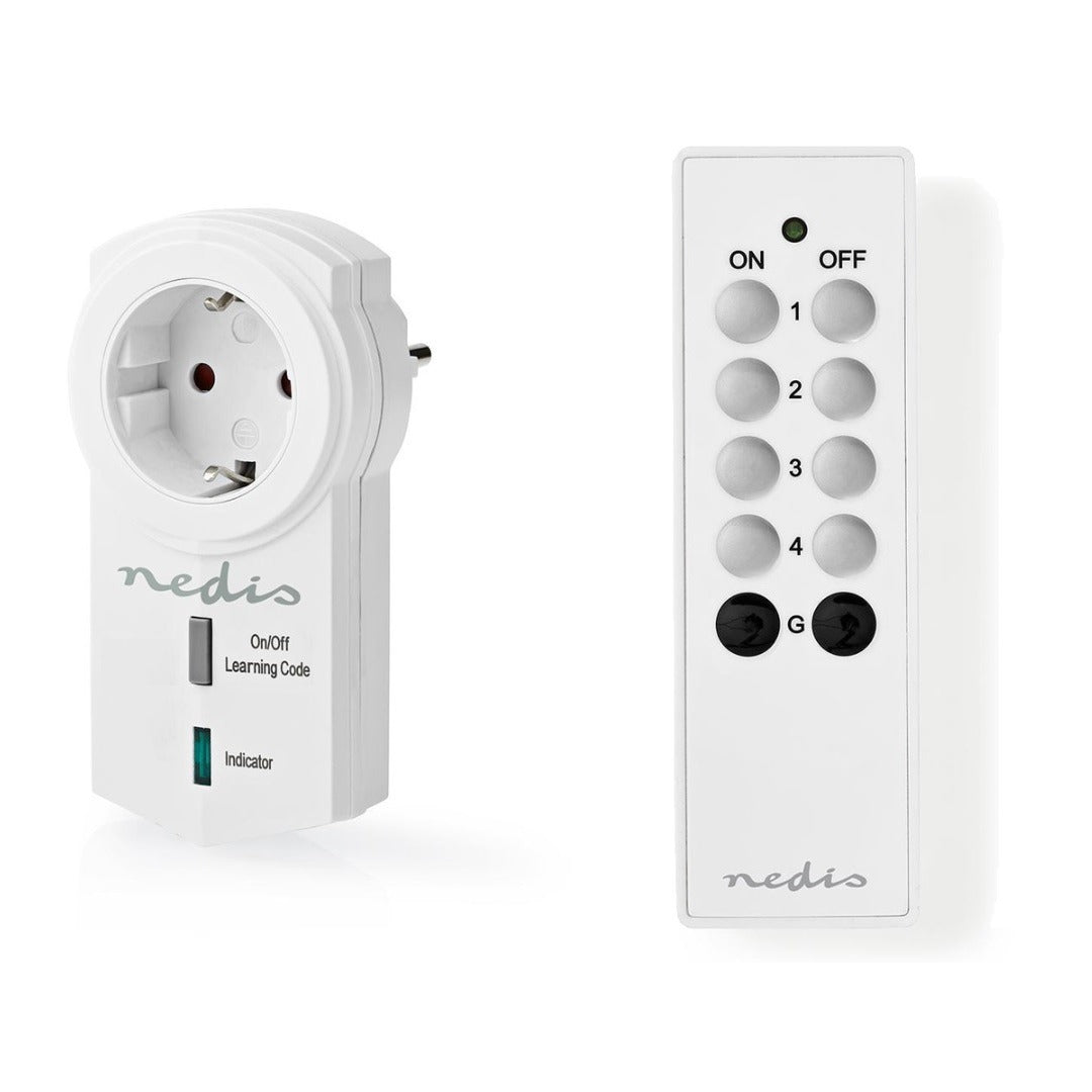 Stekker schakelaar met afstandsbediening - IP20 - 3600 Watt