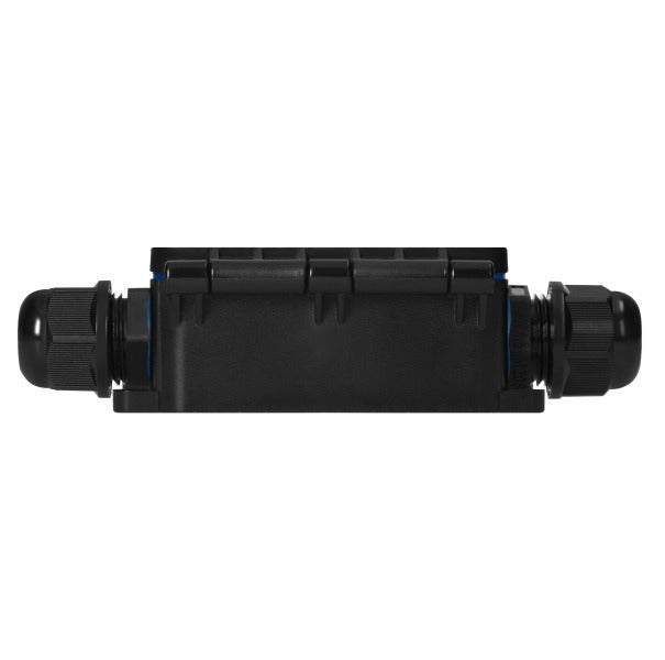 Opbouw Lasdoos IP68 Waterdicht – 2x M20 & 1x M16 Kabelwartel – Zwart – 0,5-6 mm²