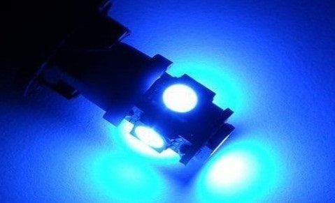 T10 - BLAUW - 5 LED - 12V - 5050 SMD