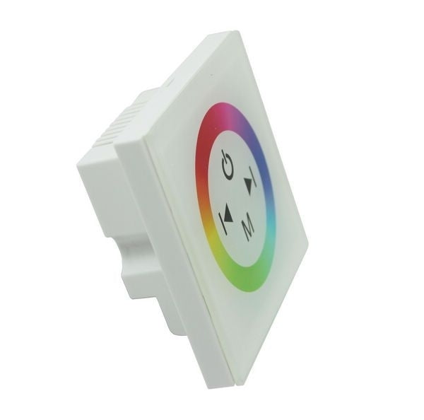 LED wandbediening Touch Panel RGB - Wit