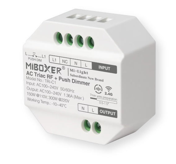 Dimmer Module AC Triac RF+Push MiBoxer