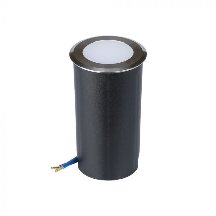 Inbouw grondspot 48mm - 12 Volt tuin verlichting - koud wit - 1 Watt - IP67