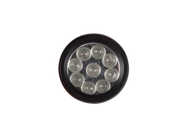 UV zaklamp - 9x UV LED - aluminium behuizing
