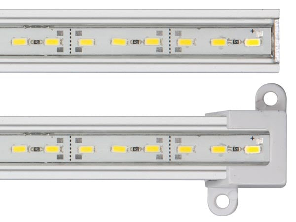 LED strip 50cm in Aluminium Profiel - outdoor IP65 - Warm Wit