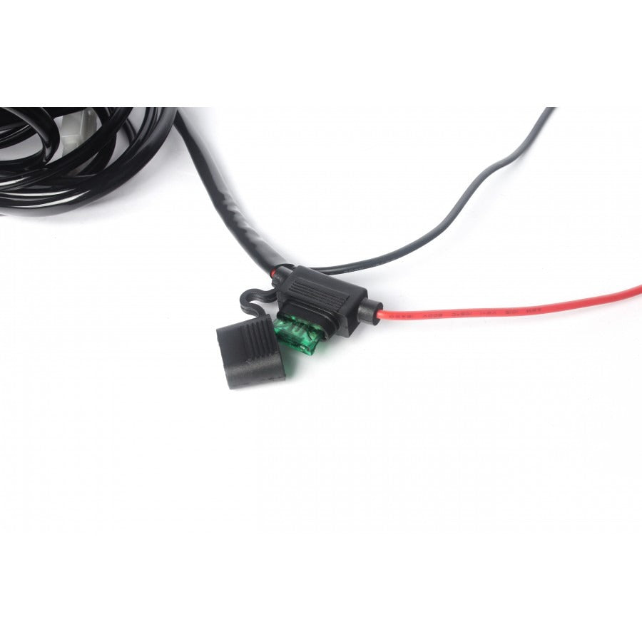 Relais kabel tweevoudig - 2,5 meter met schakelaar - 12V