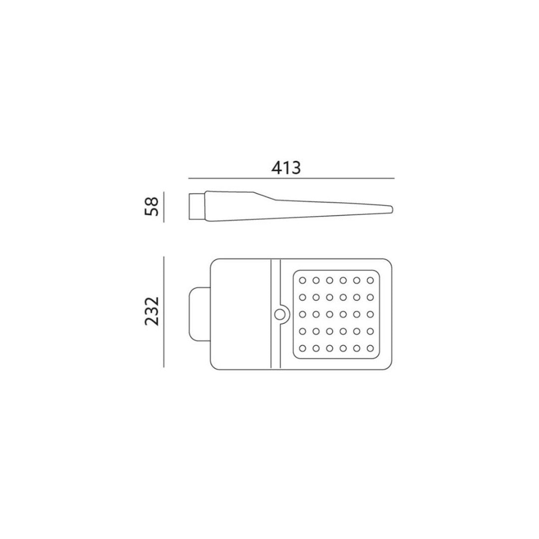 LED straatlamp - 100W - 2000 Lumen - zonnepaneel - afstandbediening - schemer en bewegingssensor