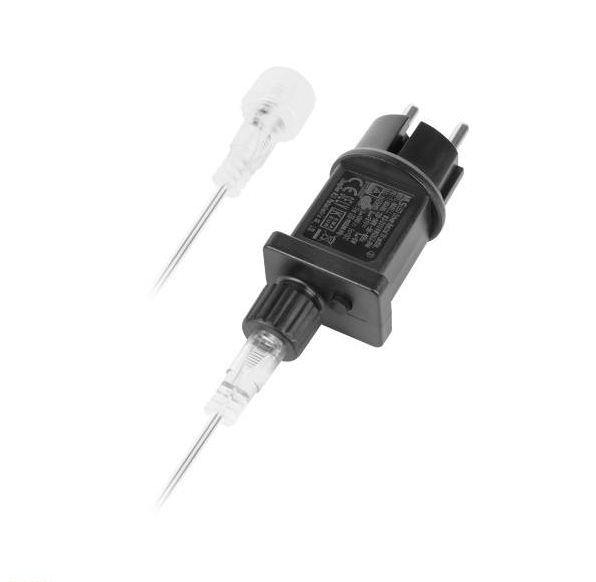 Led gordijn kerst - 10 meter - 65 strings - koud wit - 650 leds - Koppelbaar