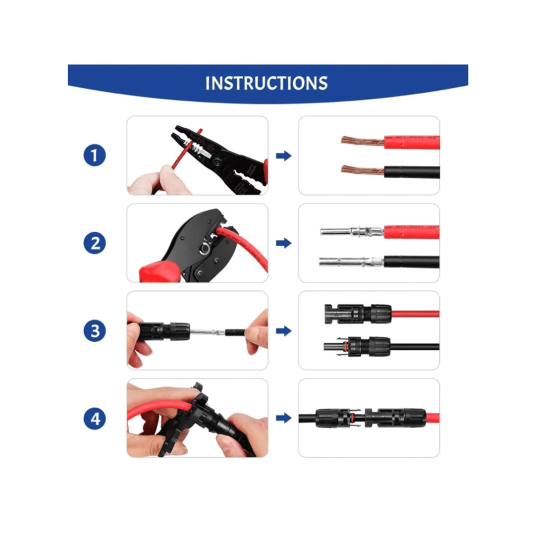 MC4 gereedschap set - Met etui