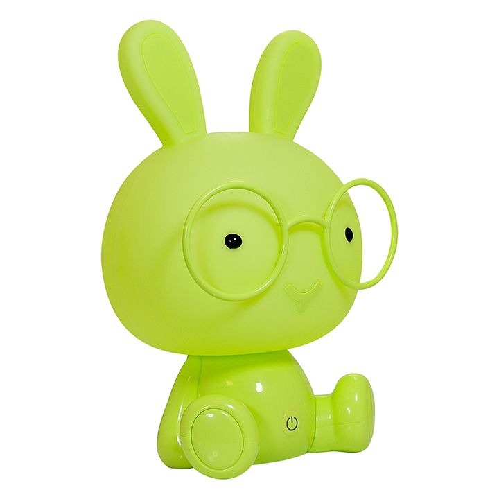 LED nachtlamp - Konijn - Groen - Warm wit