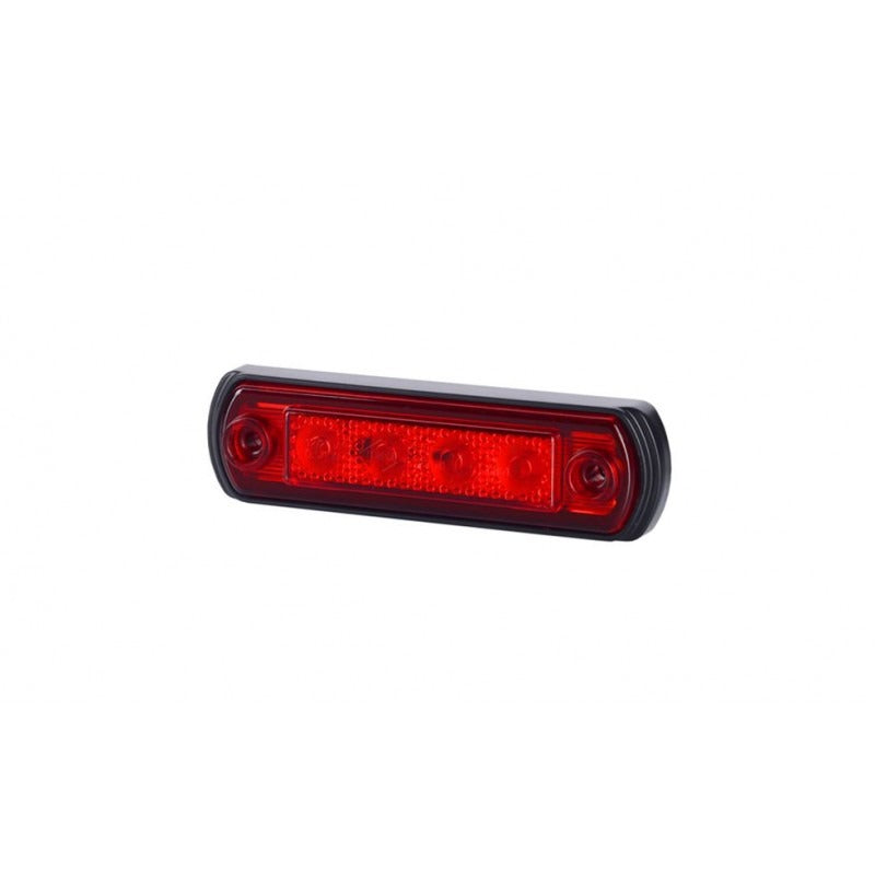 Zijmarkeringslicht - 12/24V - Rood - LD677 - 108 x 14mm